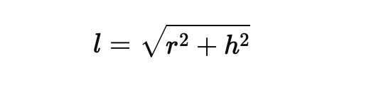 Cone Surface Area Calculator